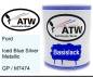 Preview: Ford, Iced Blue Silver Metallic, GP / M7474: 1L Lackdose, von ATW Autoteile West.